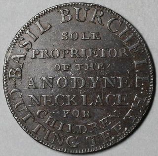 1790s *BURCHELLS* conder 1/2 HALF PENNY token (MEDAL not COIN 