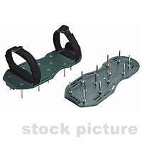 Bond Plastic 9215 Green Grass Giant Spiked Aerator Lawn Shoes W Steel 