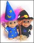 Russ TROLLS WIZARD & WITCH Wand Broom Hats Magic Sorcerer Halloween 