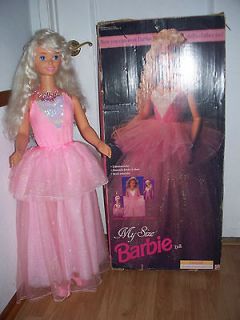 MY SIZE BALLERINA BARBIE DOLL 1990 FIRST IN SERIES