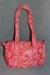 Vera Bradley Pink Sherbert Small Duffle Purse Bag