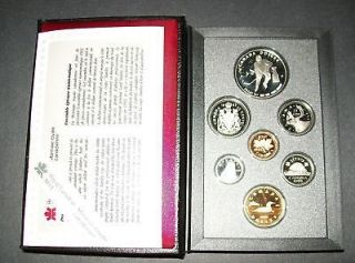 1993 Stanley Cup Sterling Silver 7 Coin Proof Set 93 B1