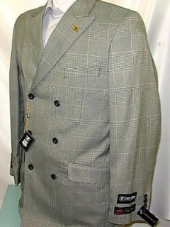 NEW ARRIVAL! Stacy Adams Mob Double Breasted Mens Suit Suits