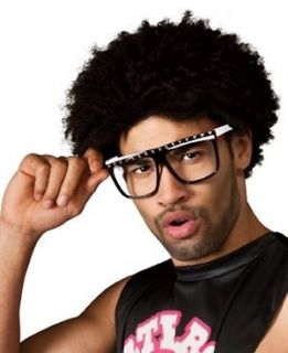 LMFAO PARTY ROCK Glasses Frames Black White Redfoo Costume Sexy Dance 