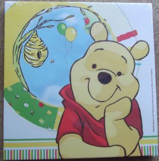 DISNEY WINNIE THE POOH PICTURE CANVAS FRAME 8x8 GIRL BOYS BEDROOM 