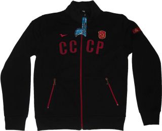 CCCP USSR COMMUNIST RUSSIA NEW BLACK SPORTS JACKET S