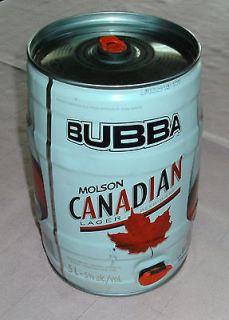 Bubba Beer Keg,Team Canada,5L,Hockey Collectibles,Molson Canadian 