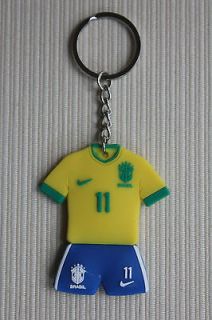 NEYMAR JERSEY KEYCHAIN, BRAZIL, SOCCER, SOUVENIR, WORLD CUP 2014,GIFT 