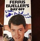 Ferris Buellers Day Off (VHS) Signed By Matthew Broderick
