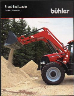 Buhler Front End Tractor Loader Brochure Leaflet