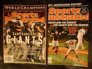 Sports Illustrated 2012 San Francisco Giants World Series Champions 