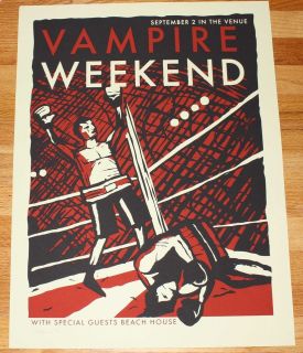 vampire weekend poster in Entertainment Memorabilia