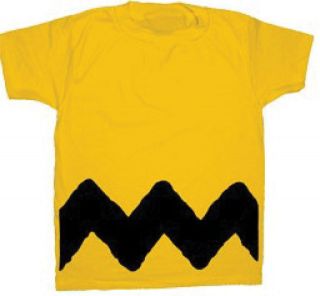 Peanuts Charlie Brown Stripe T shirt Brand New Licensed Apparel