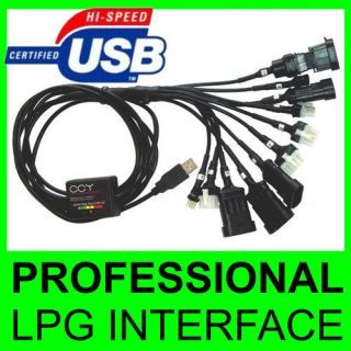 USB LPG AUTOGAS INTERFACE WITH ALL 11 CONNECTORS   UNIVERSAL