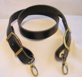 black leather purse strap in Womens Handbags & Bags