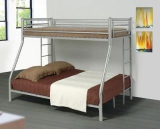 New Denley Metal Twin Over Full Bunk Bed