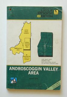 Berlin Gorham NH Androscoggin Valley Area Phone Book Directory 1979
