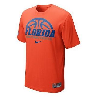 NIKE ELITE FLORIDA GATORS NCAA Mens Basketball Practice Tee T Shirt 