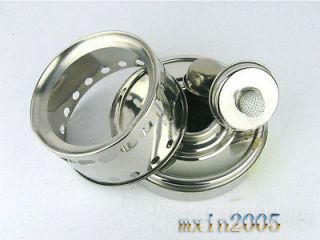 Hiking Camping Cooking Stainless Steel liquid Alcohol Stove Heater 