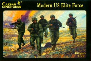 Caesar Miniatures 1/72 058 Modern US Elite Force Army 