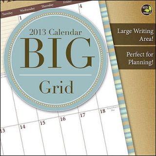 Big Grid 2013 Wall Calendar