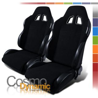 INFINITI Q45 M30 2X BLK CLOTH PVC RACING SEATS+ADJUSTER (Fits 