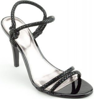 CALVIN KLEIN Women Shoes Amber Sandals 10 Black New In Box