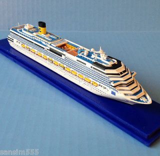 1250 scale COSTA CONCORDIA cruise ship MODEL ocean liner waterline 