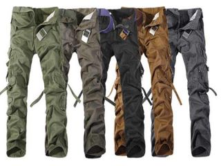 NEW MILITARY ARMY CARGO CAMO COMBAT WORK PANTS LONG TROUSERS 29 38 MF 