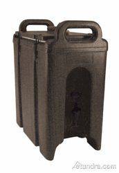 Cambro 250LCD Camtainer 2 1/2 Gallon Dark Brown Beverage Carrier