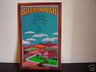 SHENANDOAH POSTER WINDOW CARD THEATER OLD CAST BROADWAY THICK CARD 
