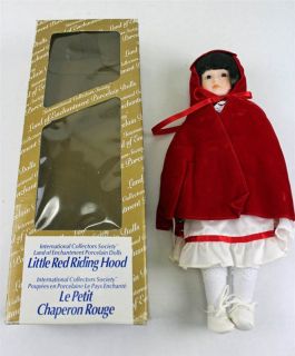 LITTLE RED RIDING HOOD PORCELAIN DOLL in By Brand, Company, Character 