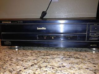 Pioneer LD 870 Laser Disc Player And Multiple Movies