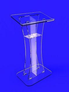   /Lectern/Pulpit/Plexiglass/Lucite/clear with center cross 1803 310