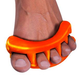 NEW YogaToes Sport Yoga Toes Stretchers  Small Orange