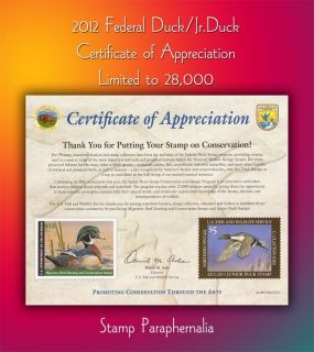 RW79 & JS21 2012 2013 Certificate of Appreciation