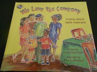 We Love The Company Book Of Table Manners Preschool Daycare Kids