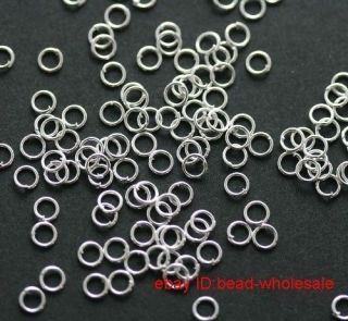 300pcs Silver/Gold Plated Open Metal Charm Jumping Rings Finding 2 
