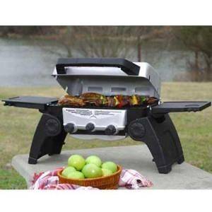 NEW CHAR BROIL THERMOS GRILL 2 GO EXPRESS GAS GRILL TAILGATE PORTABLE