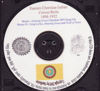 Eastern Cherokee Indian Census Rolls 1898 1932
