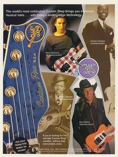 1996 Charlie Christian Ray Benson Valley Arts Guitar Ad