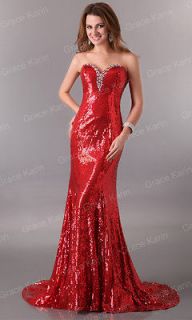 Charming 2012 Sexy Shinning Sequins Prom Party Gown Evening Long 
