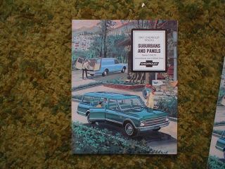 1967 Chevrolet Truck Suburban & Panel Sales Brochure 67