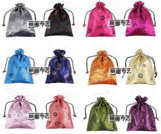 WHOLESAL10PC CHINESE EMBROIDERD SILK CLOTH& SHOE BAGS