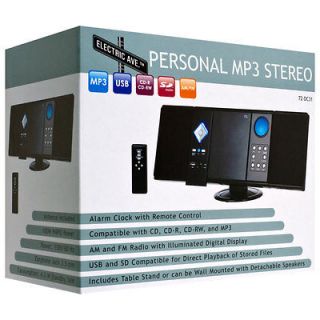   Alarm Clock Personal MP3 Stereo CD Music Player Radio Remote Control