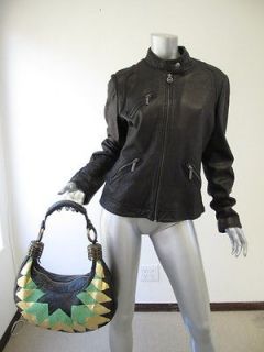 Chloe Black Leather Beaded Ethnic Inspire​d Bag