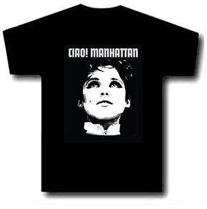 Edie Sedgwick Ciao Manhattan punk rock t shirt New Black S XL