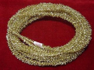 AUTHENTIC LAMETTA TINSEL ROPE FROM GERMANY GOLD TONE VICTORIAN CRAFTS