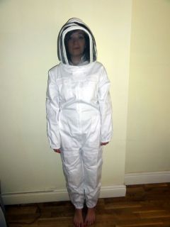 Childrens Bee Suit Child Medium Beekeeping 100% Cotton