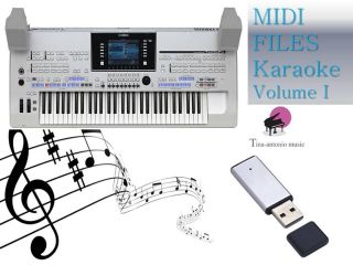 MIDI File Karaoke USB stick for Tyros 4 Vol 1